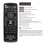 New Vizio Universal Remote Control For All Vizio Brand Tv, Smart Tv - 1 Year