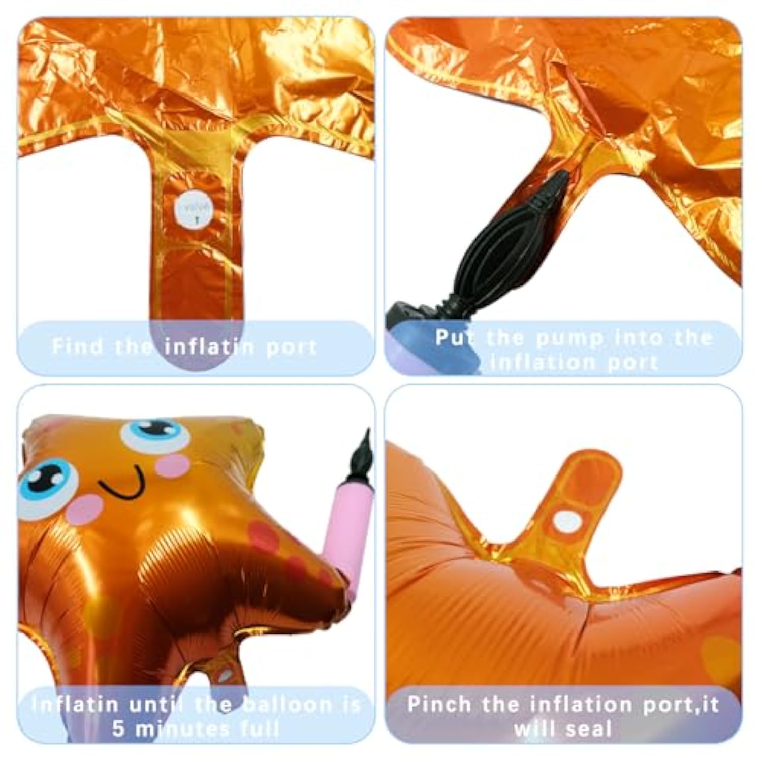 Under the Sea Animal Foil Balloons 9pcs Ocean Party Decorations