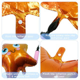 Under the Sea Animal Foil Balloons 9pcs Ocean Party Decorations