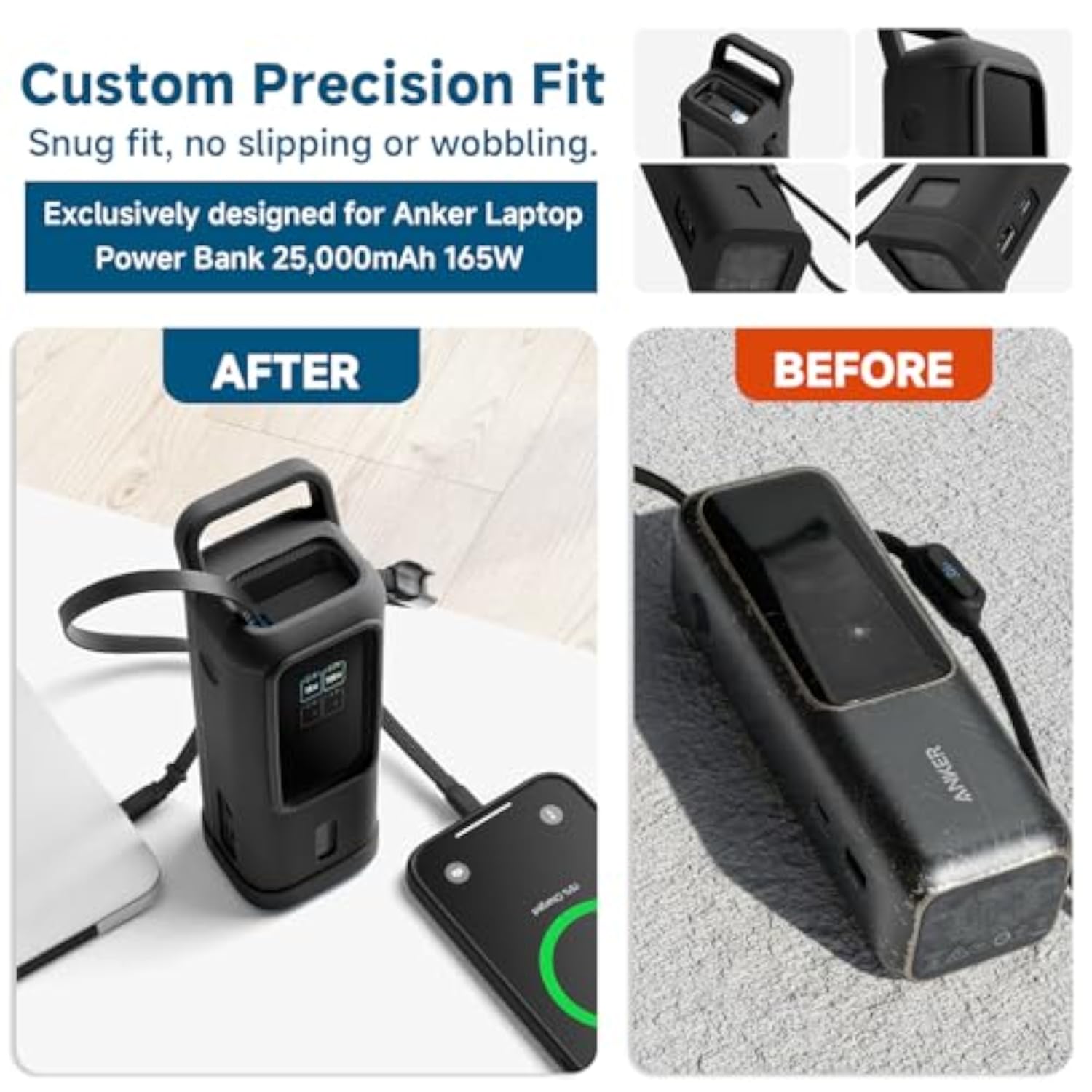 Anker 25K 165W Power Bank Silicone Case