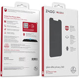 ZAGG InvisibleShield Glass Elite Privacy Screen Protector for iPhone 13 Pro Max & iPhone 14 Plus, Anti-glare, Impact Protection, Smudge Free, Scratch Resistant, Easy Application