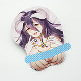 Overlord Albedo Anime Mouse Pads Gaming 3D Mousepads 2Way Skin (Overlord 3)