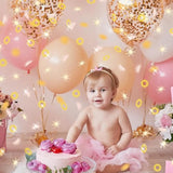 240pcs Boho Sun Confetti – Retro Baby Shower & Birthday Table Decor