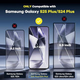 4-Pack For Samsung Galaxy S25 Plus/S24 Plus Screen Protector Film [Not Glass] Bubble Free Galaxy S25 Plus/S24 Plus 5G Hybrid Film [Fingerprint Compatible][7H Hybrid]