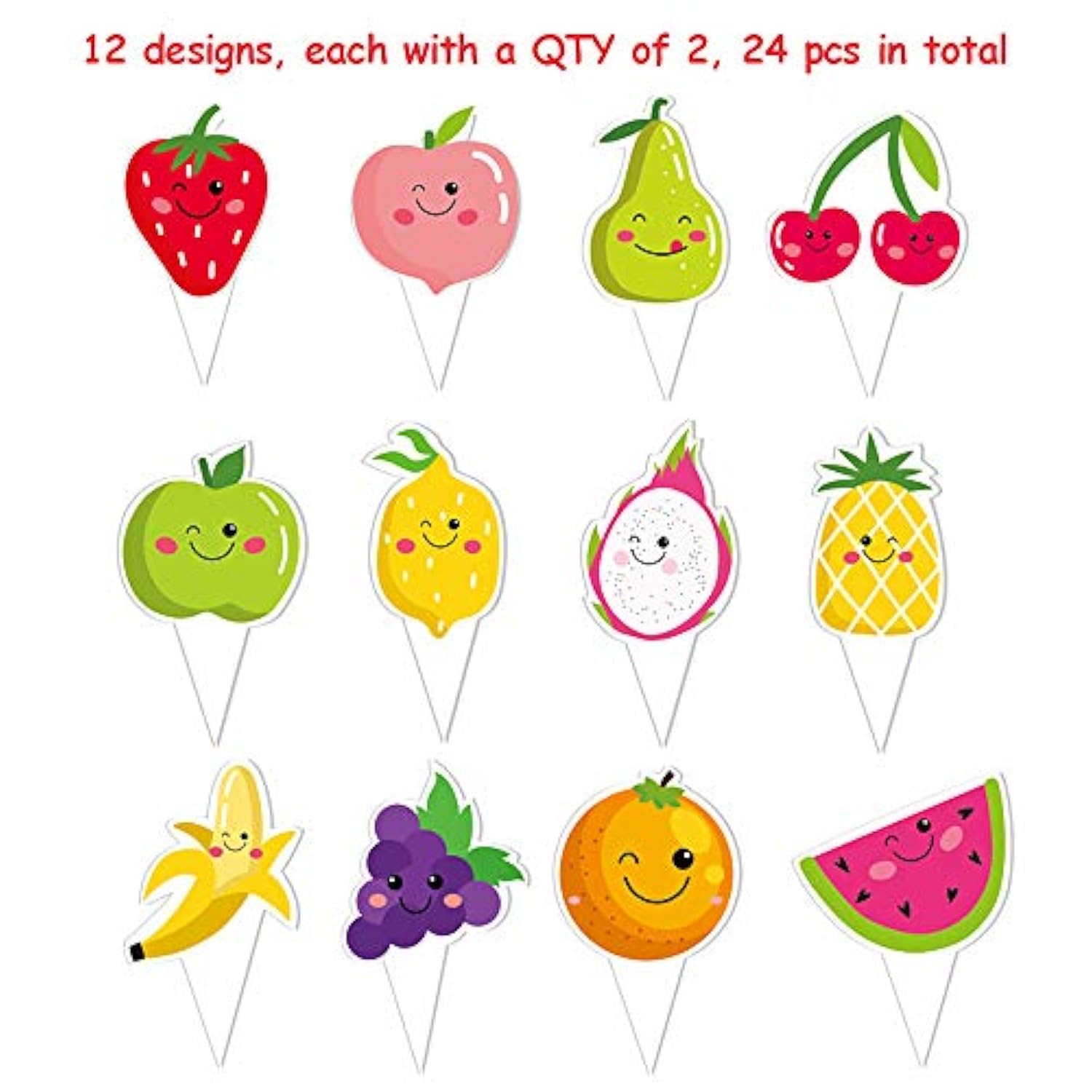 71 Packs Tutti Frutti Party Decorations Set Twotti Frutti Glitter Bann