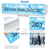 Welcome Home Baby Boy Yard Banner It’s a Boy Outdoor Baby Shower Decor