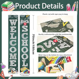 Welcome Back to School Banner - First Day Porch Sign for Classroom Decor