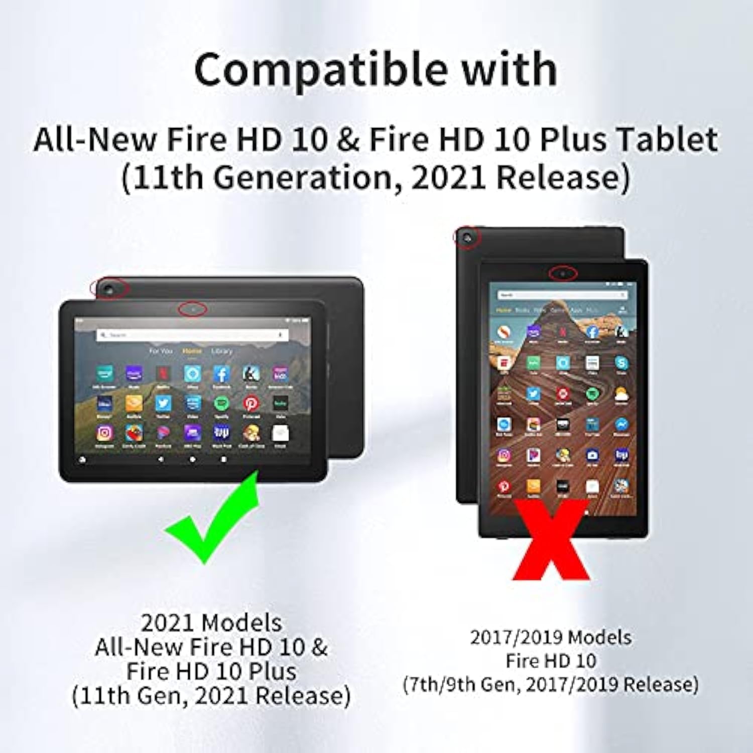 Fire Hd 10 & 10 Plus Tablet Case (11Th Generation, 2021 Release),Shockproof Sl