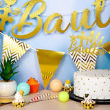 Gold Glitter Mi Bautizo Banner Mi Bautizo Cake Topper Decorations Glitter Triangle Flag Banner First Holy Communion Decorations For Baby Shower Baptism Girls Boys Christening Celebration Decor