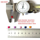 Tiny Button,500Pcs Micro Button 6Mm Resin Button For Dolls Clothing Se