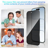 3 Pack Privacy Screen Protector for iPhone 17 Air [Anti-Spy Tempered Glass], Ultra HD, Anti-Scratch, Bubble-Free, Easy Install 9H Protective Glass