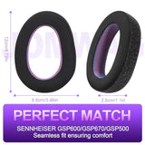 Magic Ice Gel Replacement Earpads For Sennheiser Gsp600/Gsp670/Gsp500/Gsp550/Gsa60/Epos H6/H6Pro