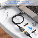 8K Displayport Extension Cable 5Feet, Dp To Dp Extension Cable, Male To Female