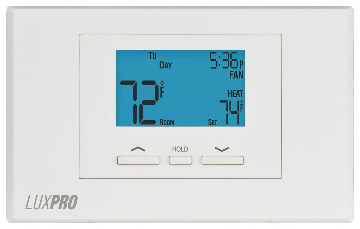 Pro P521U Programmable 5-2 Day Thermostat For Home Use; 2 Heat, 1 Cool