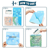 51Pcs Adventure Card Box Holder And Advice Cards For Adventure Awaits Bon Voyage Farewell Travel Themed Birthday Graduation Retirement Job Career Change Party Decorations Supplies