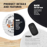 Funny Dog Round Mouse Pad?I Work Hard So My Dog Can Have A Better Life Mouse Pad?8.7 Inch Stitched Edge Non-Slip Rubber Base?Home Office Decor Accessories,For Coworker Friend Leader Boss Work Gifts