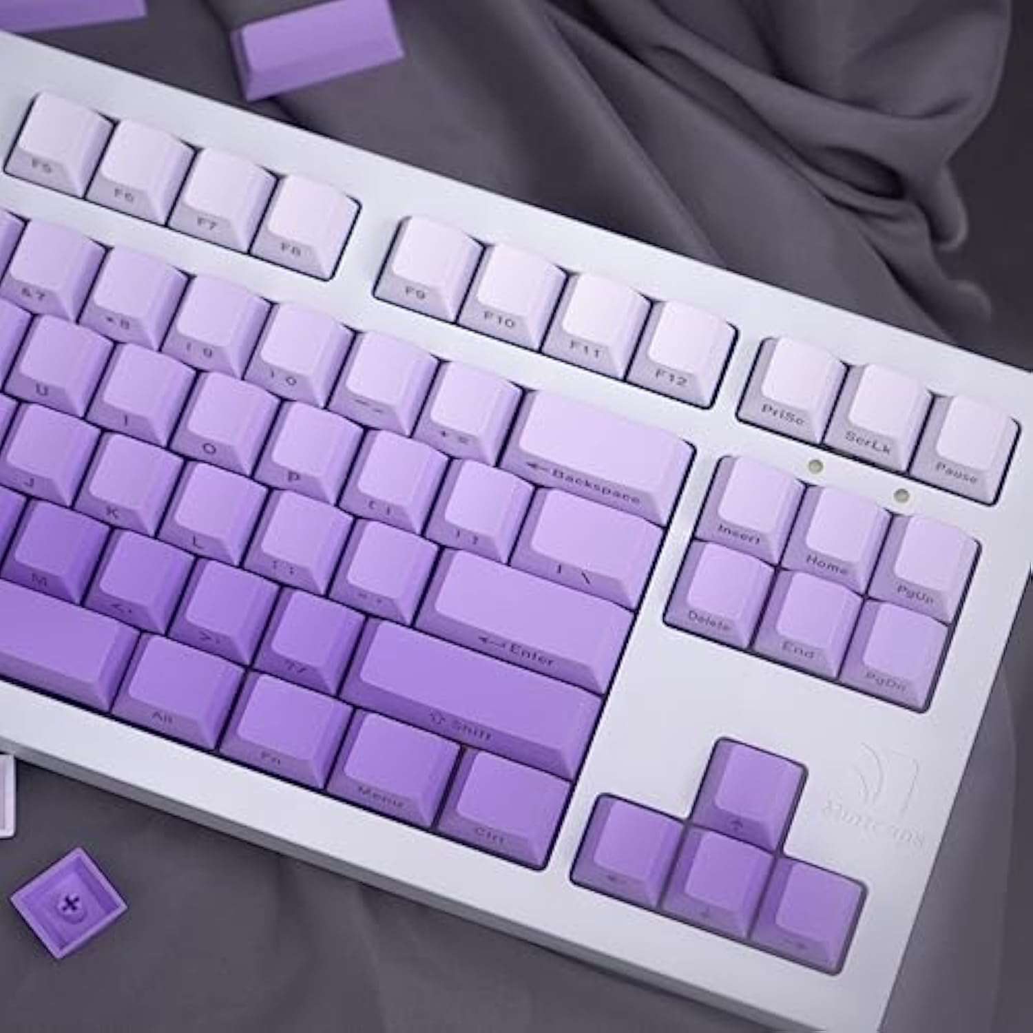 Side Printed Keycaps Custom 125 Keys Full Set Cherry Profile Pbt Dye Sub Gradi