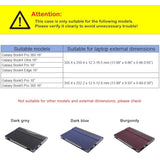 Laptop Case Cover For 16 Inch Samsung Galaxy Book 4/5 Pro 360 & Book4 Ultra & Book 4 Pro/Edge,2 In 1 Pu Leather Protective Bag Sleeve With Pen Holder (Dark Blue)