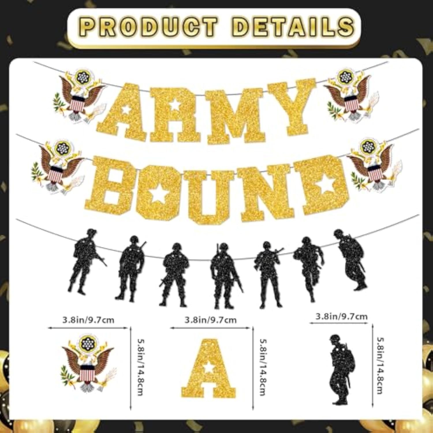 Army Bound Banner, Army Party Decorations, Army Banner, Army Decorations For Party