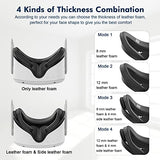 M Face Pad Compatible With Quest 2 Accessories, Face Pad Foam Replacement, With Fitness Facial Interface, Breathable Pu Face Cushion, Air-Circulation Design (Not Compatible With Quest 3)