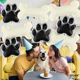 , Large Dog Balloons - 29 Inch, Pack Of 8 | Dog Balloons For Birthday Party, Paw Print Balloon | Dog Party Decorations, Paw Balloon | Lets Pa Birthday Decorations