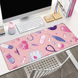 Medical Theme Gaming Mouse Pad Gifts 31.5" X 11.8", Non-Slip Rubber Base Mousepads For Computers Laptop School Office Home Accessories Decor, Mouse Pad, Keyboard Desk Mat