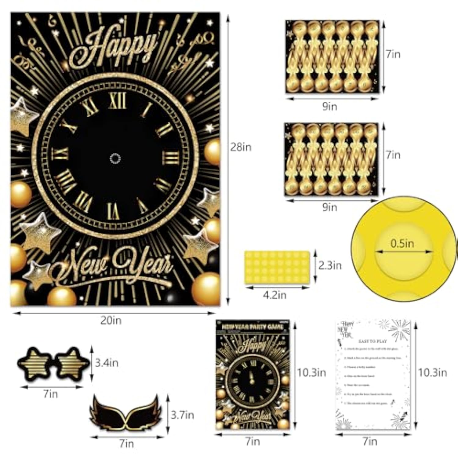 2026 New Year Eve Countdown Games and Party Supplies