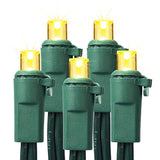 Christmas Lights, 33Ft 100 Led 5Mm Wide Angle Gentle Twinkle, Warm White, 120V Ul Certified Connectable String Lights Fo