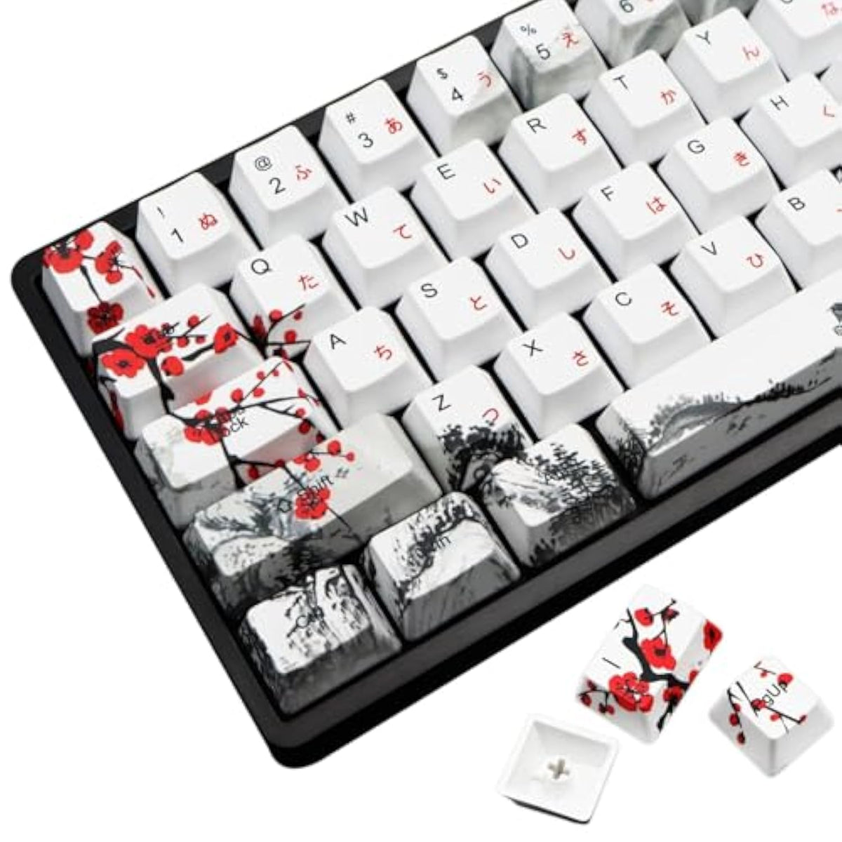 Keycaps 68 Set For Rk68 Gk68 Mechanical Keyboard, Custom Pbt Oem Profile Key C