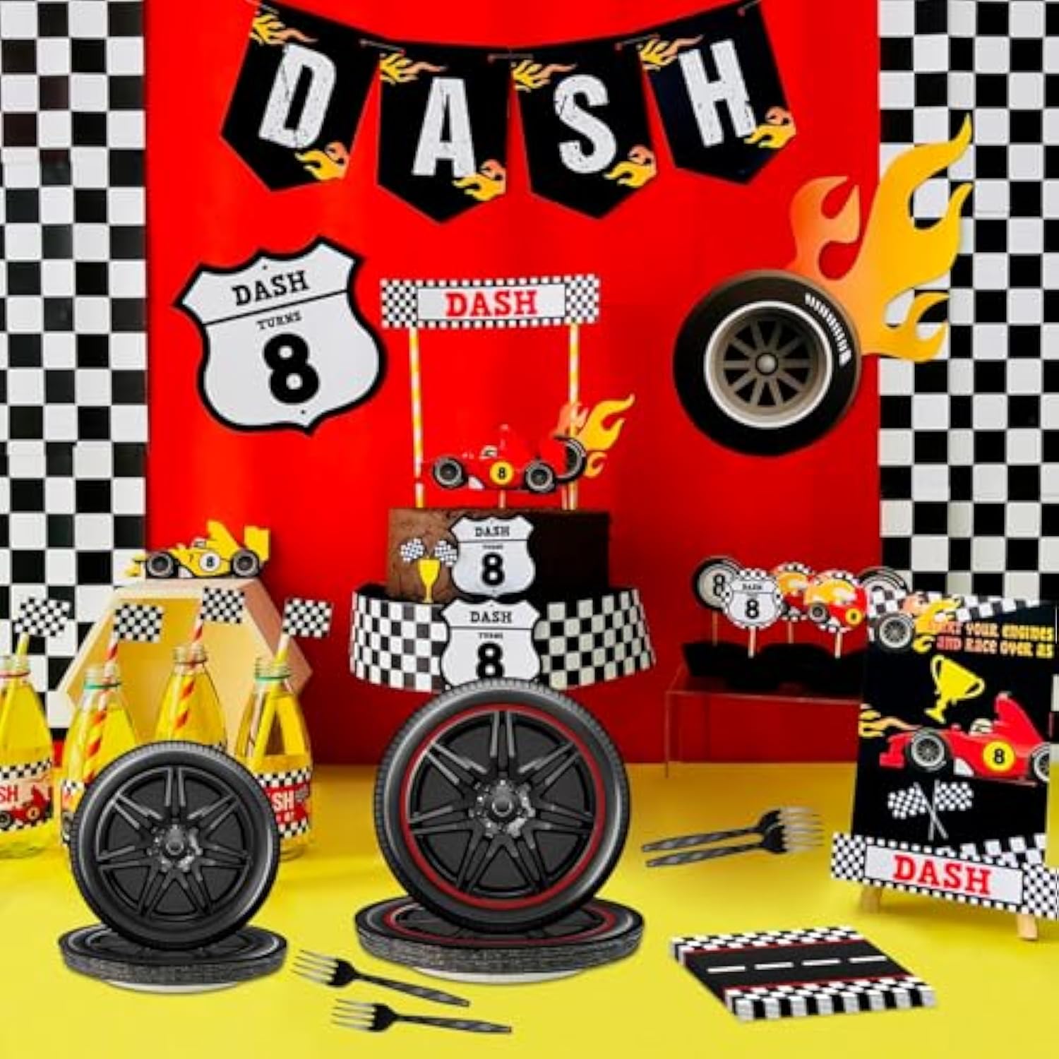 96 Pcs Race Car Plates And Napkins Party Supplies Race Car Birthday Party Decorations Race Car Party Favors Race Car Party Supplies For Boys
