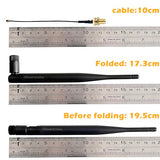 915Mhz Lora Antenna 5Dbi Gain Sma Male Omni-Directional Antenna With U.Fl To Sma Connector For Meshtastic Devices Lora Board (1Pcs)