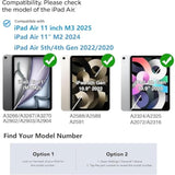 Case For Ipad Air 4Th & 5Th Generation 10.9 Inch 2022/2020 With Pencil Holder