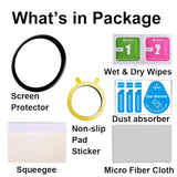 3D Screen Protector Compatible With Amazfit Active 2 44Mm 1.32" Round Fitness Tracker Smart Watch, Pmma Material, Anti-Shatter, Full Coverage, With Non-Slip Pad Sticker, 3-Pack