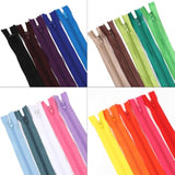Zippers 120Pcs 7.8 Inches 12 Inches 16 Inches Mixed Nylon Coil Zippers