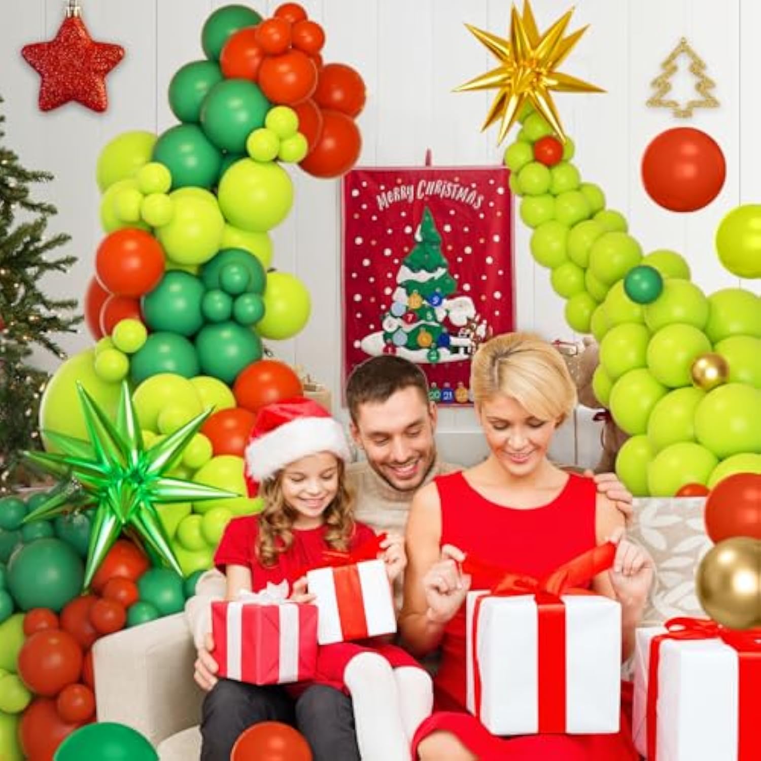 Green Balloon Arch Kit 178 Pcs Christmas Balloon Arch Garland Kit Includes Green And Red Balloons Include Green Red Balloons For Christmas Birthday Party Decorations Supplies