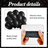 40pcs Galaxy Balloons Outer Space Party Decor Black Star Balloons for Kids