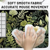 Gaming Mouse Pad Flower Botanical Extra Large, Oversized Vintagefloral Plant Mousepad Non-Slip Base Stitched Edges, Birthday Gifts For Women Men, Long Desk Mat For Keyboard And Mouse 15.7”X 35.4”Xxl