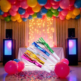 6pcs Colorful Metallic Noise Maker Blowouts Whistles Party Favors