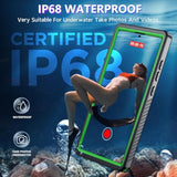 2025 New For Samsung Galaxy S24 Ultra Case Waterproof, [Built-In Camera & Screen Protector][Military Grade Shockproof][Ip68 Underwater][Dustproof][Dropproof] Full Body Phone Case For S24 Ultra 6.8"