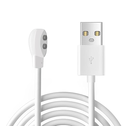 6mm Magnetic USB DC Charger Cable 2.7FT Replacement Charging Cord for Rechargeable Devices