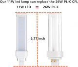 G24Q-3 LED Bulb 11W 1100 Lumens 3000K Warm White 4 Pin CFL Replacement Ballast Bypass