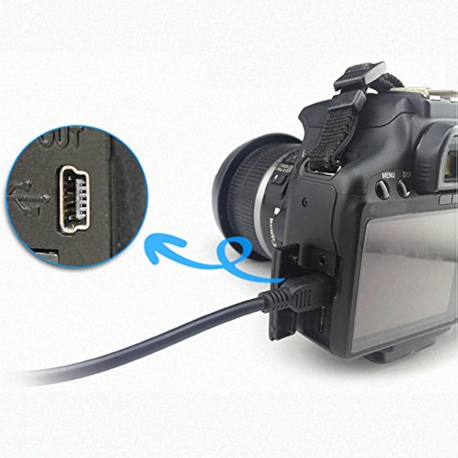 Usb Cable Compatible With Canon Camera, Data Interface Cable Compatible With C