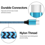 Usb C Cable 3Ft, 5Pack Type C Fast Charging Cable Nylon Braided Android Phone Charger Cord For Iphone 15, Samsung Galaxy S24 A55 A35 A15 A14 A13 5G Z Flip 6/5 A55 A54 A53 S23 S22 Ultra 5G S21 Pixel 8A