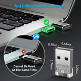 5-Packs Usb C Adapter, Usb-C Female To Usb A Male Converter Green Led Compatible With Iphone15/14, Galaxy S23, Laptop