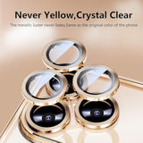 Magnetic For Iphone 17 Pro Max Case With Privacy Screen Protector & Full Camera Cover,[Non-Yellowing] Shockproof Clear Phone Case Compatible With Magsafe Women Girls For Iphone 17 Promax,Gold