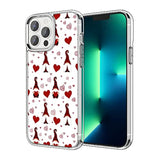 Fashion Case For Iphone 14 Pro Max, Clear Case With Valentine'S Day Gnome People With Red Heart Design For Man Girls Women, Soft Tpu Shockproof Cover Case