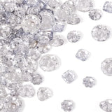 Pandahall 150Pcs Mixed 2-Hole Acrylic Rhinestone Buttons 5 Styles Face