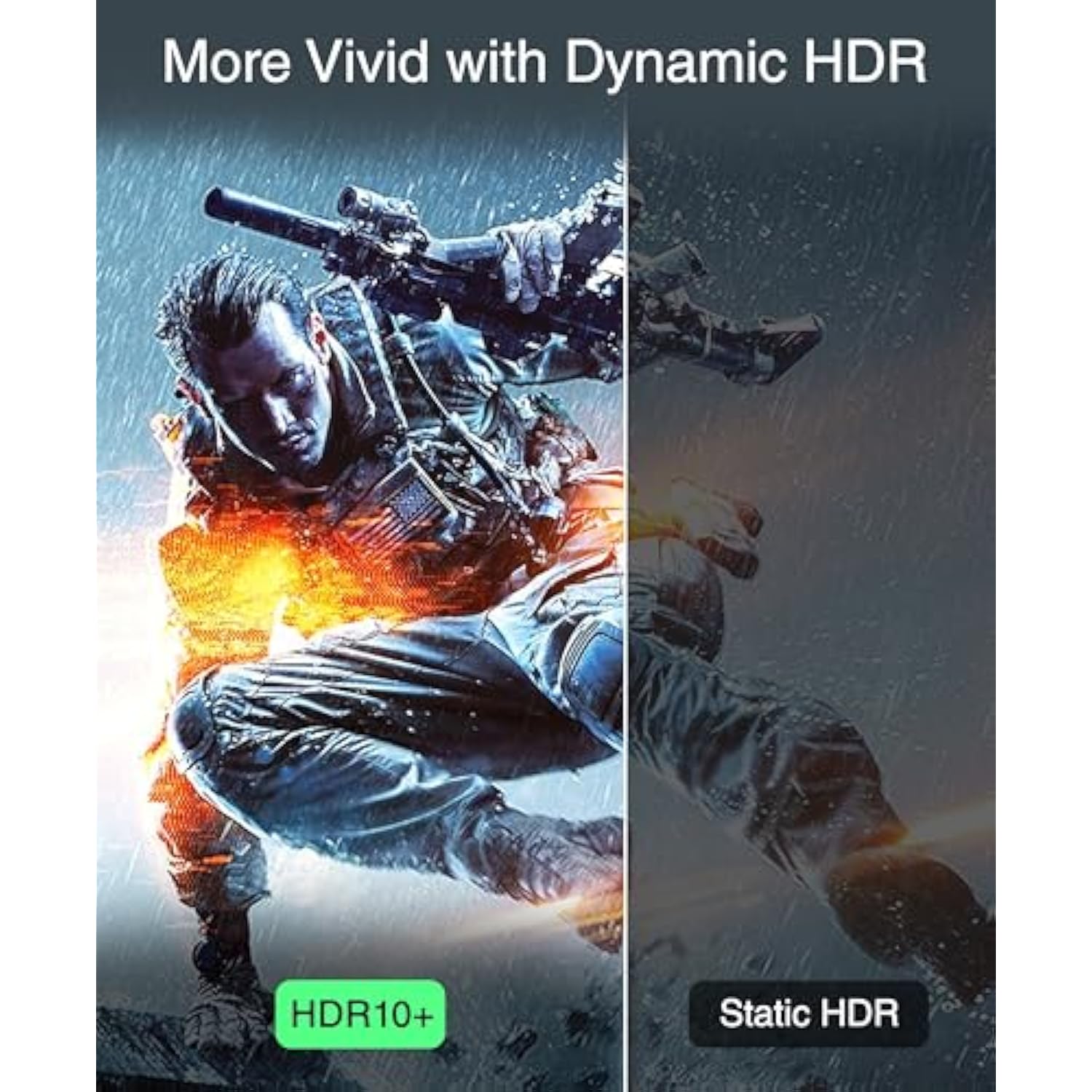 Displayport Cable 1.4 - (6Ft, 4K 144Hz, Dp To Dp Cable, 32.4Gbps, Hdr10+, 3D D