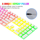Pudding Keycaps Double Shot Pbt Keycap Set With Translucent Layer,For 104 87 6