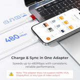 For Airpods Pro 3 Charger Adapter 4Pack,Usb To Usbc Converter Type C Female To A Male Car Block For Iphone 17 16 15 14 Max Plus,Apple Watch 11,Iwatch 10,Ipad 8 9 Air Mini,Samsung Galaxy S25